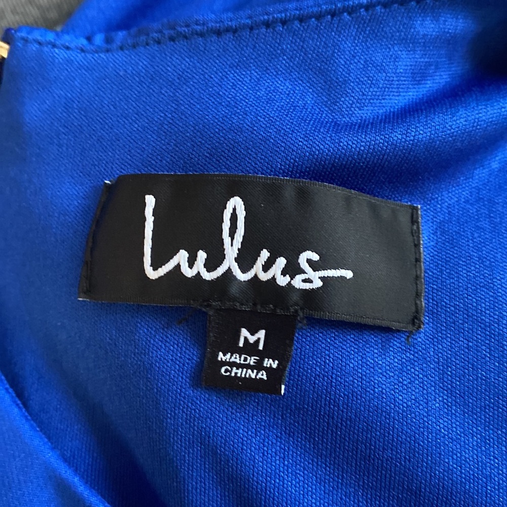 Lulu’s M Just Us Royal Blue Skater Dress - Picture 3 of 14